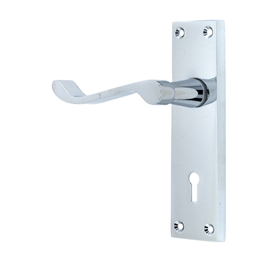 M5G41 - 2 Lever Lockset 6" Cst Zn Crpl